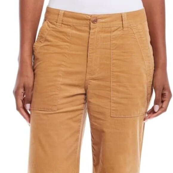 NWT Tan Corduroy Wide Leg Pants by Weatherproof Vintage - Picture 3 of 6